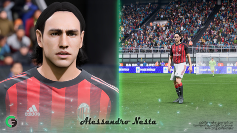 custom 1/6 scale Alessandro Nesta Male Model for 12'' Action