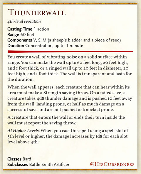 Free D&D Spell - Anyway here's...