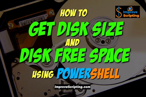 How To Get Disk Size And Disk Free Space Using Pow