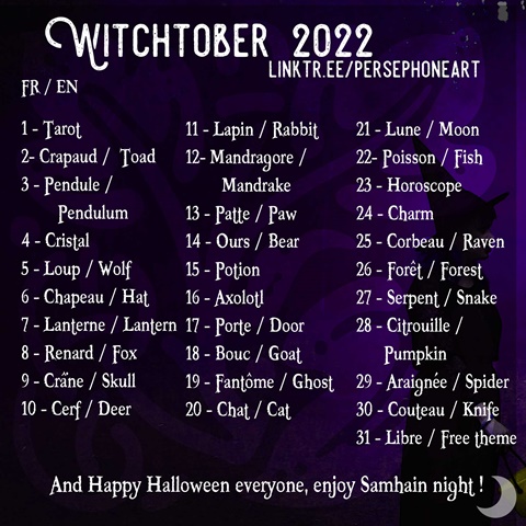 Witchtober is coming ! 