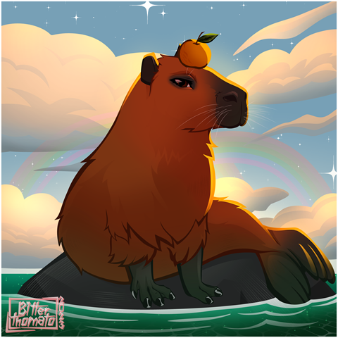 #mermayra 3 - Capybara+🧜‍♀️ 
