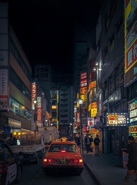 Shibuya taxi