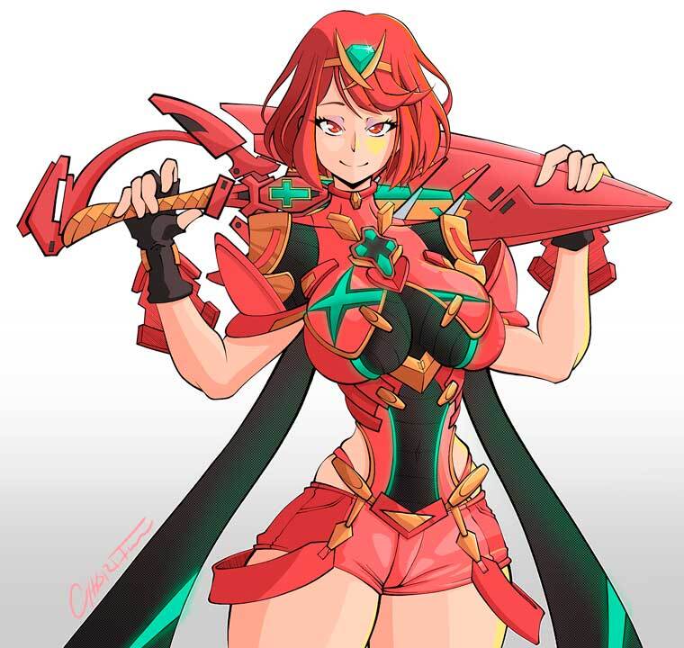 Pyra In Super Smash Bros Ultimate by Callum Nakajima