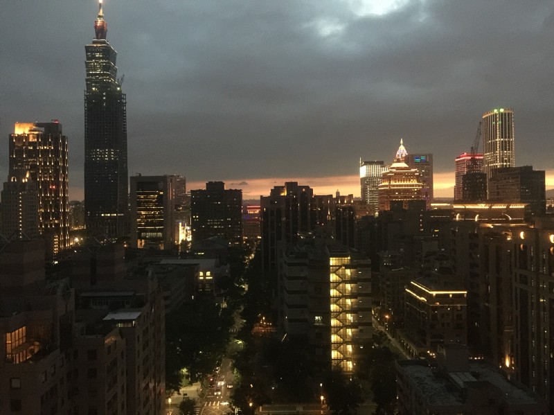 Taipei night view