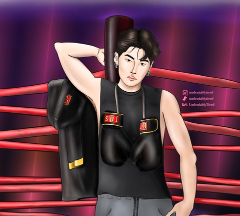 Boxer AU Yoongi