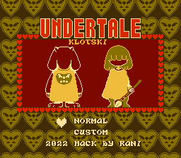 UNDERTALE KLOTSKI Waixing Hua Rong Dao NES Graphics Hack And NROM ...