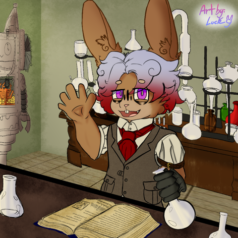 POV: You visit your victorian era scientist bunny
