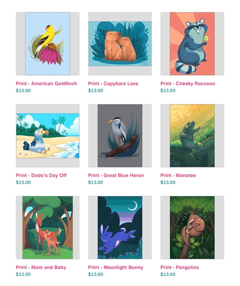 Gifts on my Online Store!