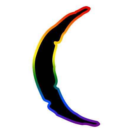 🏳️‍🌈 Theurge + Rainbow (Outline)