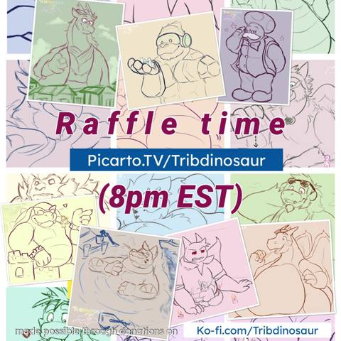 Raffle Stream! May 11, 8PM EST (New York time)