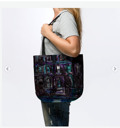 #Gothic #Victorian Mansion Tote Bag