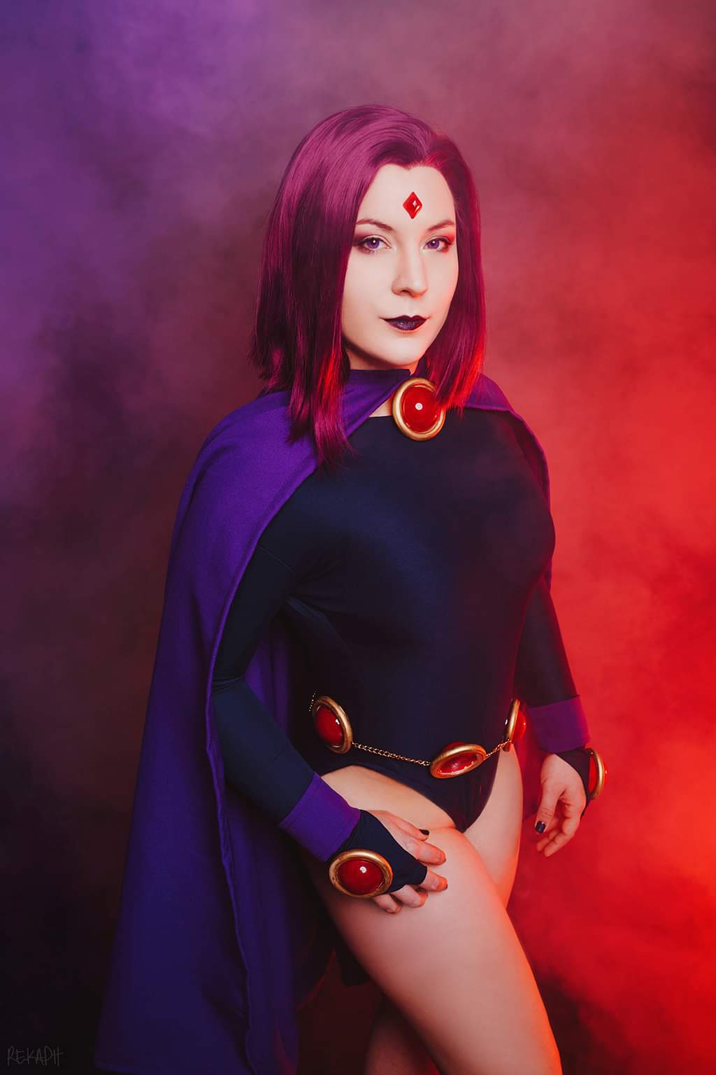 Cosplay da Ravena  Teen titans cosplay, Cosplay woman, Dc cosplay