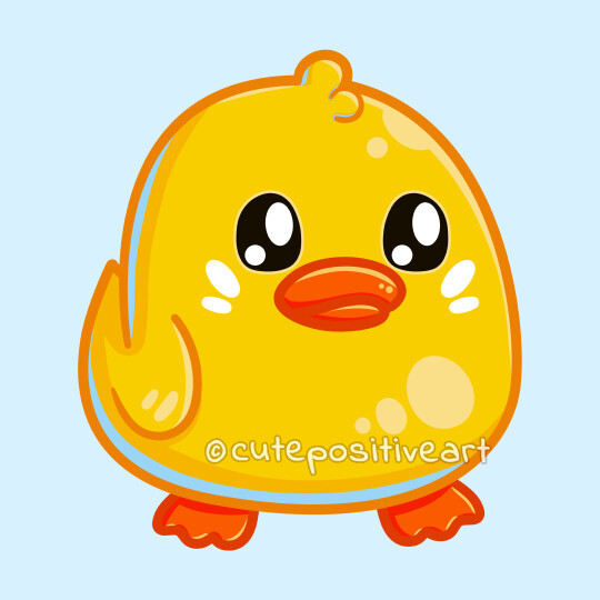 Cute Chubby Duck