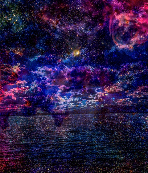 The Cosmos Explodes over the Lake