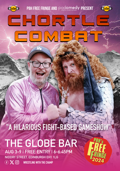 Chortle Combat - Edinburgh Tour Poster 2024