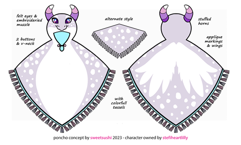 Poncho Concept Heartlilly 2023