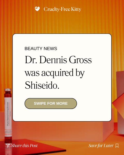 Dr. Dennis Gross Now Owned By Shiseido