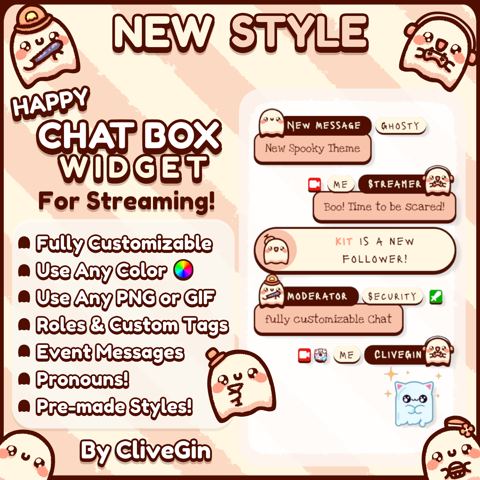 🎃NEW CHAT WIDGET SPOOKY STYLE🎃