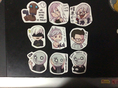 Nier Automata Stickers Set Elliot Ensketchy S Ko Fi Shop Ko Fi Where Creators Get Support From Fans Through Donations Memberships Shop Sales And More The Original Buy Me A Coffee Page