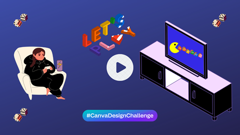 YouTube video thumbnail Canva design challenge