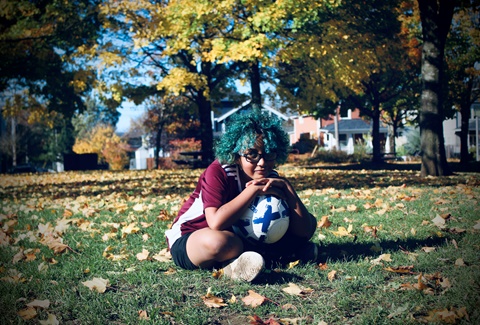 Fall Soccer Portrait photo shoot