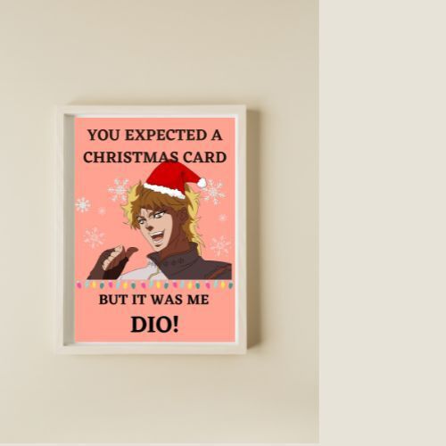 Dio Brando Christmas card - Alightnovelist's Ko-fi Shop - Ko-fi ️ Where ...