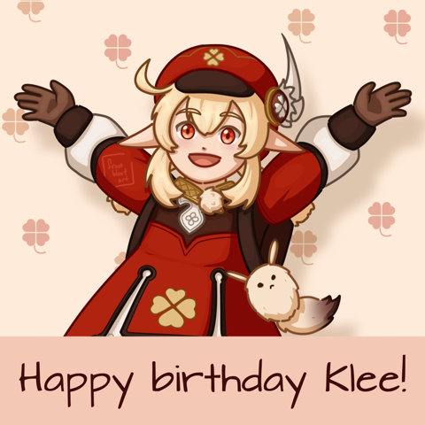 Happy birthday Klee!
