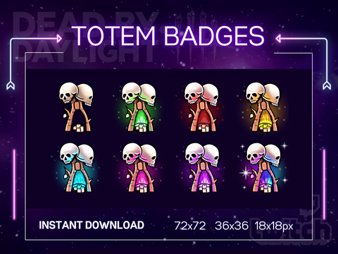 Dead By Daylight Totem Badges