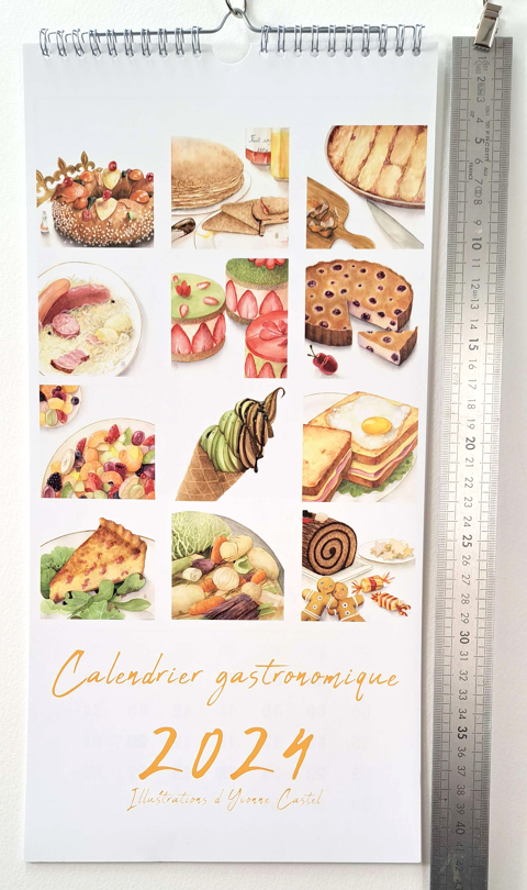 Calendrier gastronomique 2024 - Pistachette's Ko-fi Shop - Ko-fi ️ ...