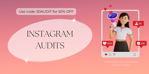 Commissions OPEN: Get an Instagram Audit (50%OFF)