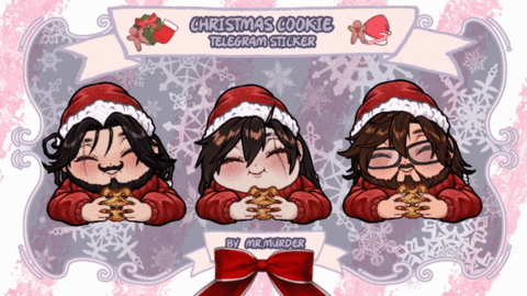 Christmas Cookie Stickers