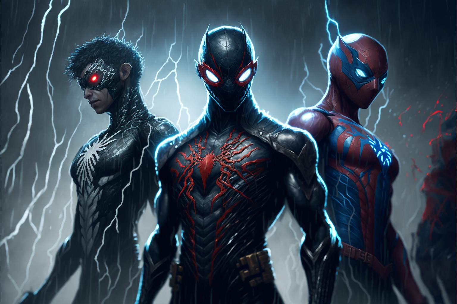 Trio Assassins Spider-man