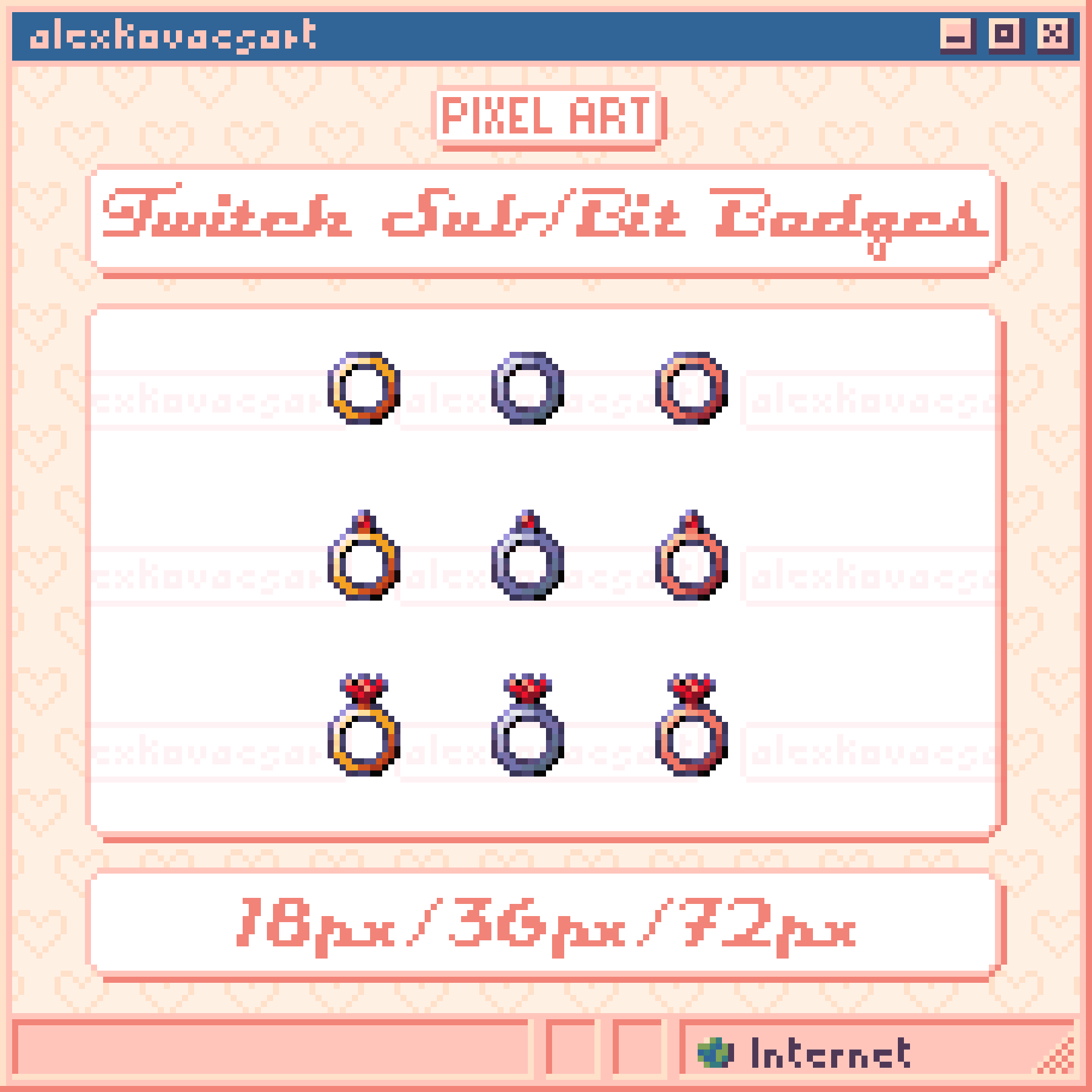 pixel art pokeball badges x for twitch - dealightt's Ko-fi Shop - Ko-fi ❤️  Where creators get support from fans through donations, memberships, shop  sales and more! The original 'Buy Me a