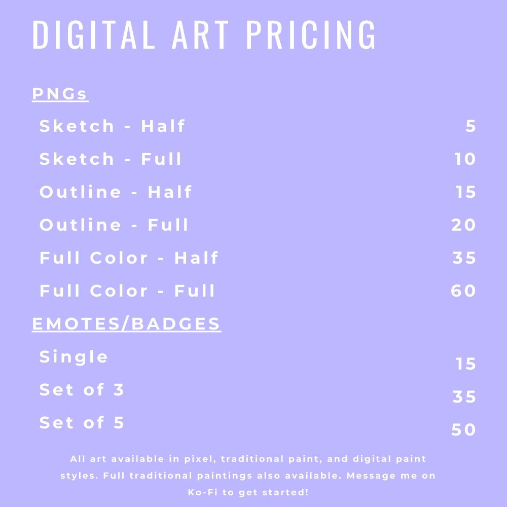 Updated Pricing!