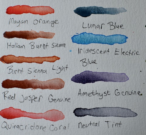 Daniel Smith Color Swatches 