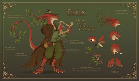 Felix the Bard - Refsheet