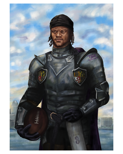 Lamar Jackson Baltimore Ravens QB NFL 