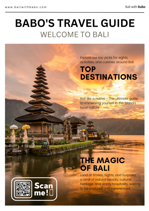 Babo's Travel Guide - Bali With Babo's Ko-fi Shop - Ko-fi ️ Where ...