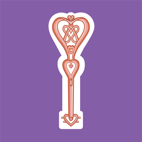 Rosy Heartshine Key