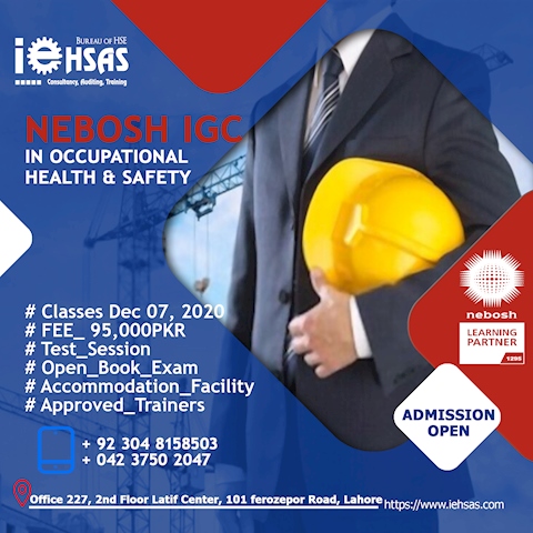 Nebosh IGC Courses in Lahore