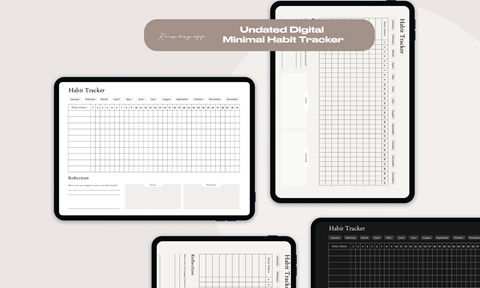 Habit Tracker Sticker Sheet