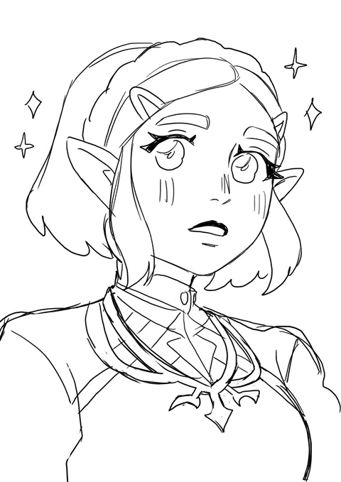 Short-haired Zelda
