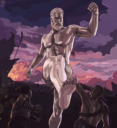 Mitra god for Conan Exiles commission for Funcom