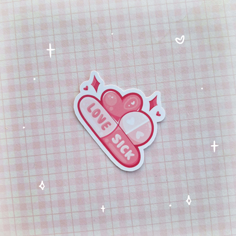 Here's a look at another Valentines sticker!