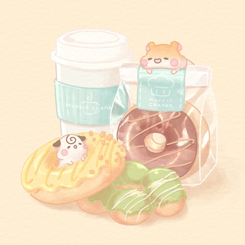 Donuts and coffee 🍩