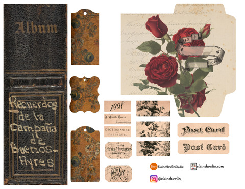 Victorian Fashion Junk Journal Kit - Elaine Howlin Studio's Ko-fi Shop -  Ko-fi ❤️ Where creators get support from fans through donations,  memberships, shop sales and more! The original 'Buy Me a