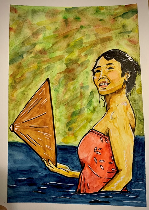 Watercolor portrait 