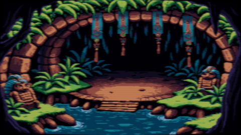Pixel Art: Enigma of the Ancestral Grotto