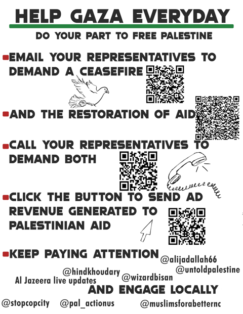 Gaza Aid Poster