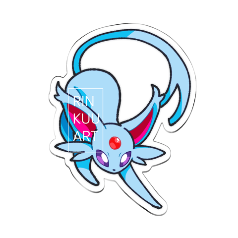 Pokémon blue Espeon sticker - Rinkuu's Ko-fi Shop - Ko-fi ️ Where ...